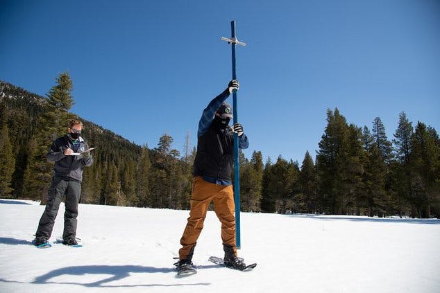 CA Snowpack Back Above Normal Again after Driest Year in Nearly a Century