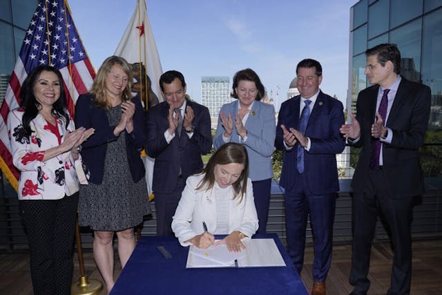 Lt. Governor Becomes 1st Woman to Sign Bill into Law in CA